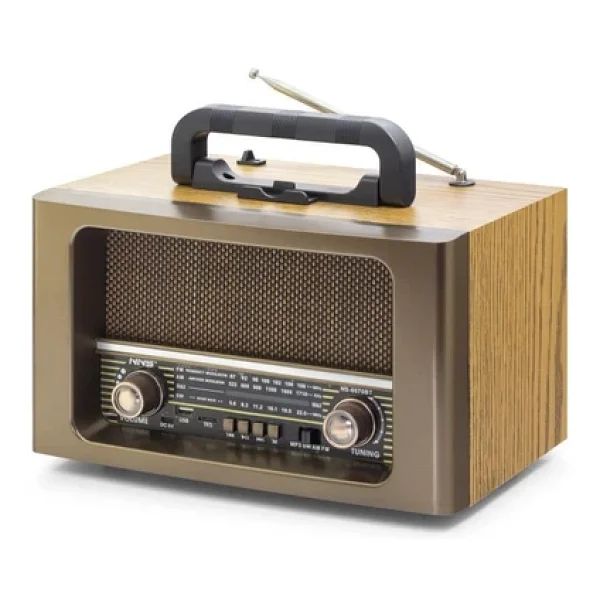 Nns Ns-6670bt Nostaljik Radyo - Görsel 3