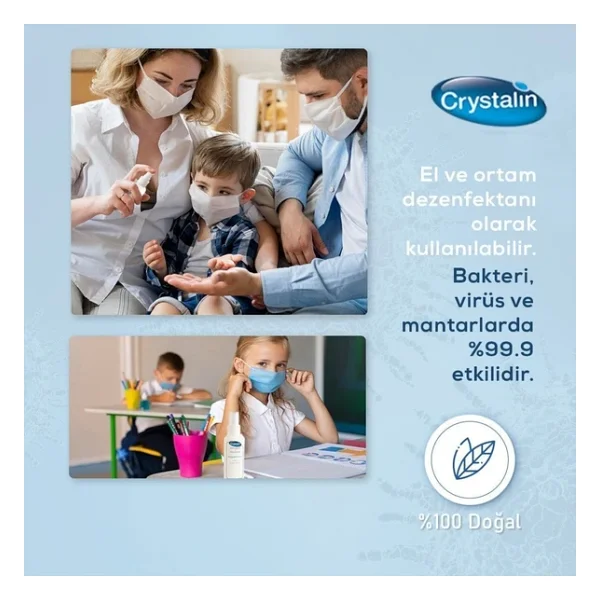 Crystalin Antiseptik 400 Ml Dezenfektan - Görsel 7