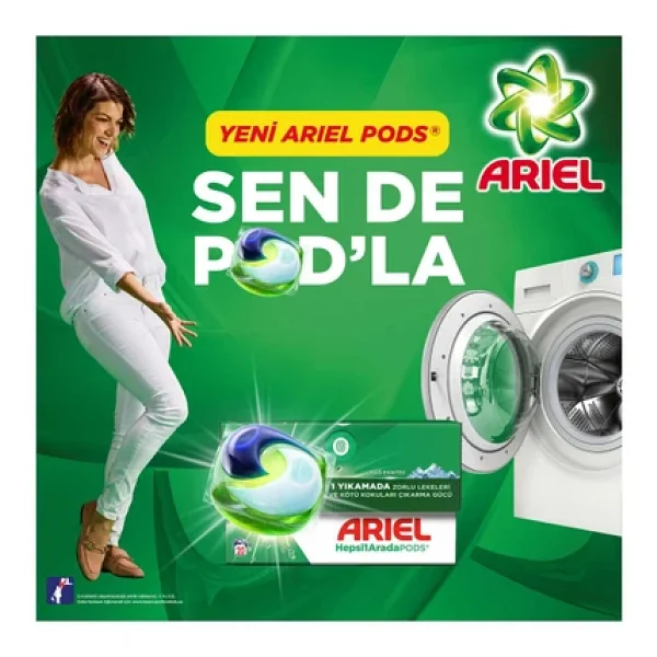 Ariel Oxi Pods Kapsül Çamaşır Deterjanı 10'lu - Görsel 7