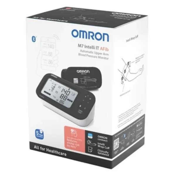 Omron M7 Intelli It Afib Hem-7380t1-Ebk Koldan Dijital Tansiyon Aleti - Görsel 7