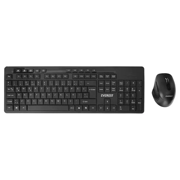Everest Km-510 Kablosuz Klavye Mouse Seti - Görsel 3