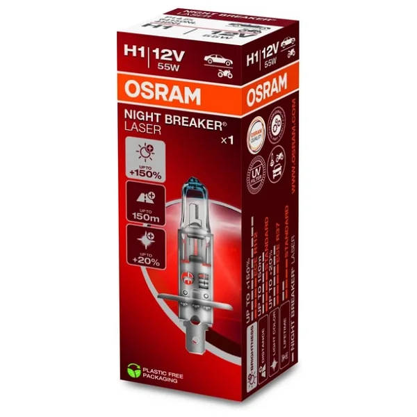 Osram Night Breaker Laser H1 64150nl 55 W Oto Ampul - Görsel 5
