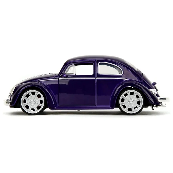 Jada 1/24 Wednesday 1972 Vw Beetle With Wednesday & Thing Figures - Görsel 9