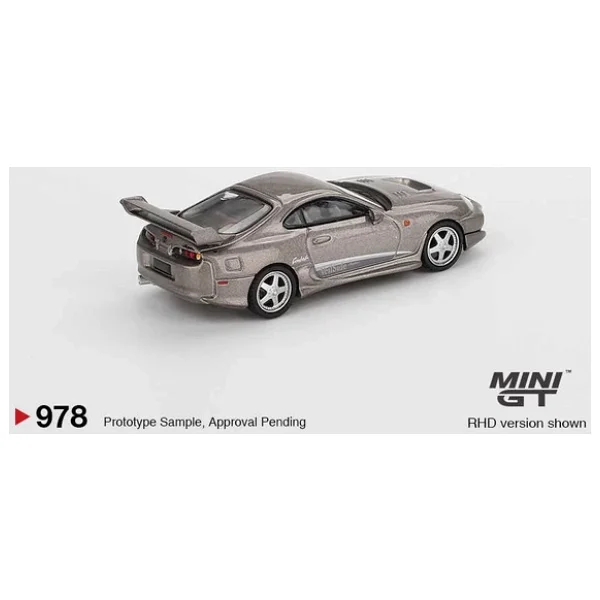 Mini Gt Mgt00978 Toyota Supra Veilside Combat V-Iı Combat Grey 1:64 Model Araba - Görsel 5