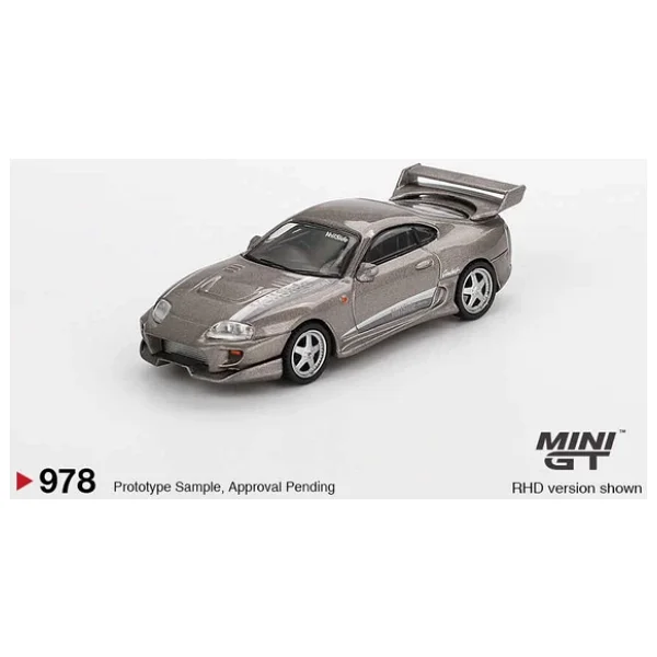 Mini Gt Mgt00978 Toyota Supra Veilside Combat V-Iı Combat Grey 1:64 Model Araba - Görsel 4