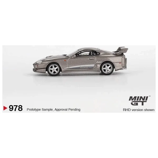 Mini Gt Mgt00978 Toyota Supra Veilside Combat V-Iı Combat Grey 1:64 Model Araba - Görsel 6