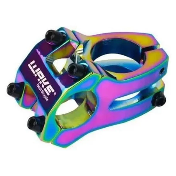 Wake Rainbow Bisiklet Kısa Gidon Boğazı 40mm Bisiklet Yedek Parça Aksesuarı Wake Rainbow - Görsel 7