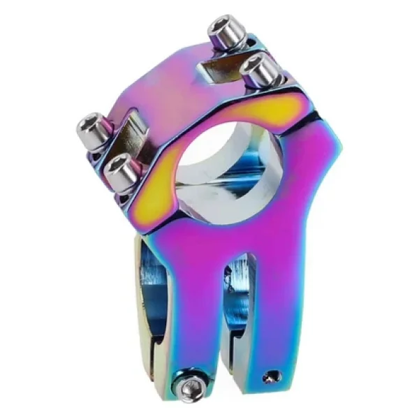 Wake Rainbow Bisiklet Kısa Gidon Boğazı 40mm Bisiklet Yedek Parça Aksesuarı Wake Rainbow - Görsel 4