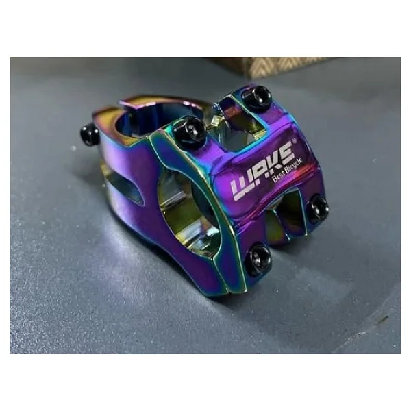 Wake Rainbow Bisiklet Kısa Gidon Boğazı 40mm Bisiklet Yedek Parça Aksesuarı Wake Rainbow - Görsel 8