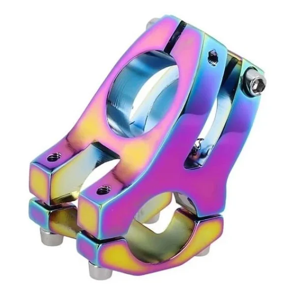 Wake Rainbow Bisiklet Kısa Gidon Boğazı 40mm Bisiklet Yedek Parça Aksesuarı Wake Rainbow - Görsel 9