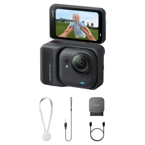 Insta360 Go Ultra Siyah Aksiyon Kamerası - Görsel 3