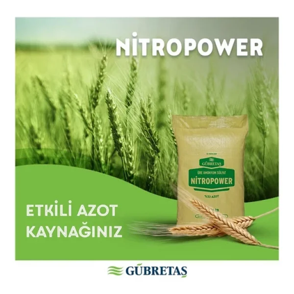 Gübretaş Nitropower 33 Üre Amonyum Sulfat Kükürt Azot Gübre 50 Kg - Görsel 7
