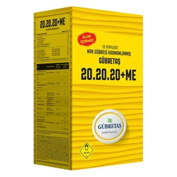 Gübretaş 20 20 20+Me 1 Kg Toz Npk Gübre - Görsel 3