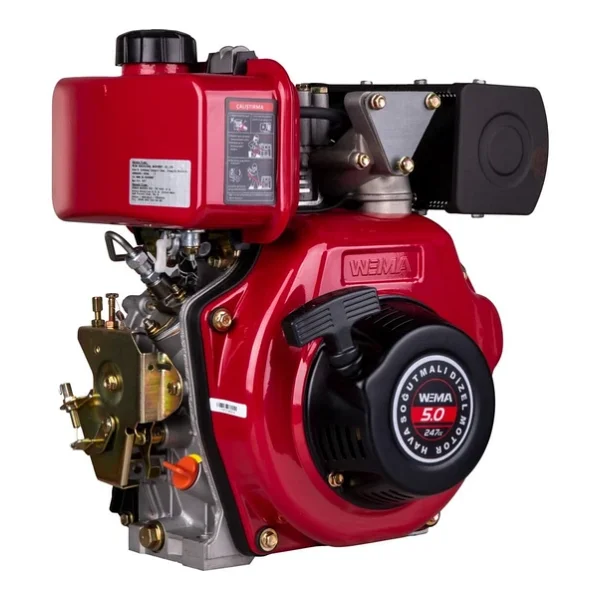Weima Wm173f 5.5 Hp Dizel Motor İpli Çapa Tip Frezeli - Görsel 6