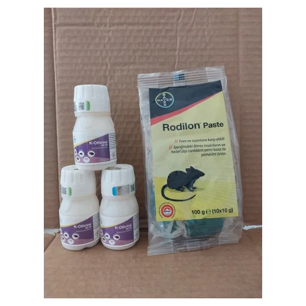 Bayer K Othrin 50 Ml Haşere Ilaci 3 Adet + Rodilon Pasta 100 Gr Fare Zehiri 1 Adet - Görsel 3