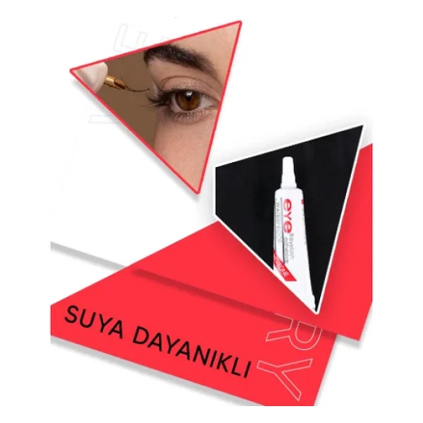 Su Geçirmez Kirpik Yapıştırıcısı Glue Siyah Renk - Görsel 2