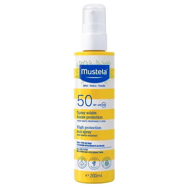 Mustela Çok Yüksek Koruma Tüm Aile İçin 200 Ml 50 Faktör Sprey Güneş Kremi - Görsel 3
