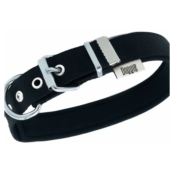 Doggie Konfor Dokuma Boyun Tasması Siyah 2.5x42-50 Cm (Dsbt-2510 L) - Görsel 4