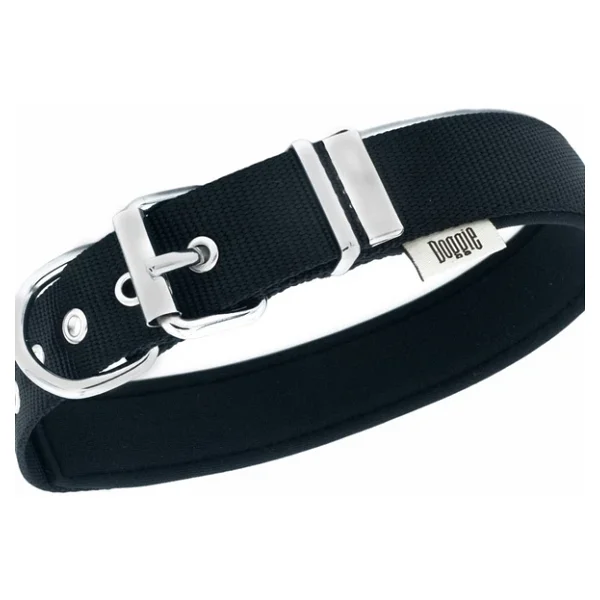 Doggie Konfor Dokuma Kemikli Boyun Tasması Siyah 3.0x42-50 Cm (Dsbt-3062 M) - Görsel 4