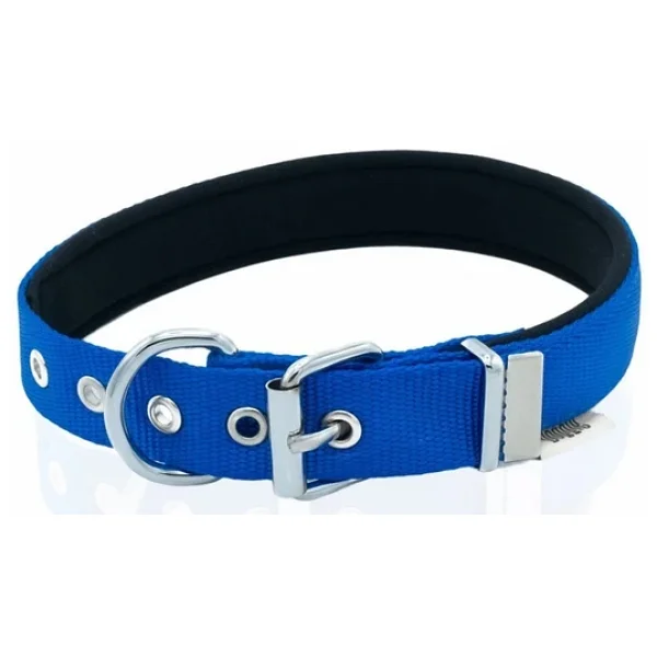 Doggie Konfor Dokuma Kemikli Boyun Tasması Royal Blue 2.5x37-45 Cm (Dsbt-2562 M) - Görsel 3