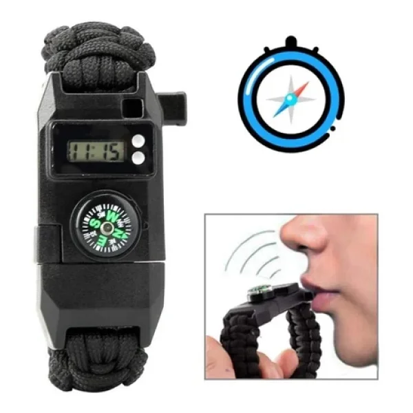 Saatli Paracord Bileklik Nurcamp - Görsel 5