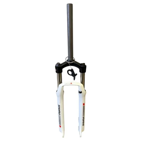 Sarissa Sr Suntour Xcr R/Lo 26" Jant Gidondan Kilitli Bisiklet Maşası Beyaz 1-1/8 Qr Maşa Disk Fren Uyumlu - Görsel 6