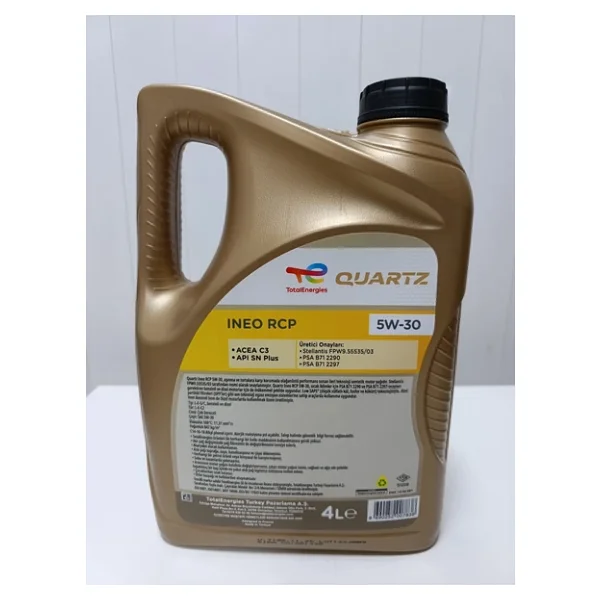 Total Quartz Ineo Rcp 5w-30 4 Lt Motor Yağı - Görsel 2