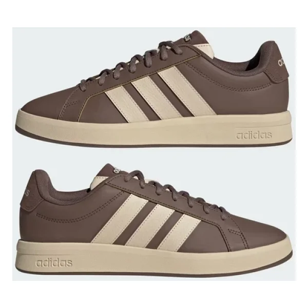 Adidas Grand Court 3.0 Hq0073 Kahverengi Erkek Sneaker - Görsel 9