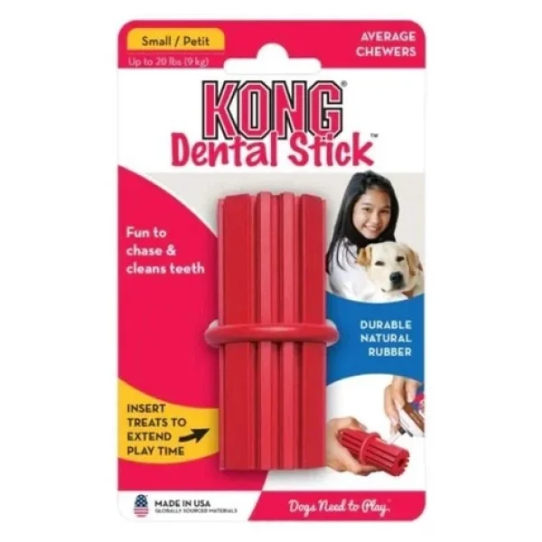 Kong Dental Stick Diş Temizliği Sağlayan Çok Amaçlı Köpek Oyuncağı S - Görsel 4