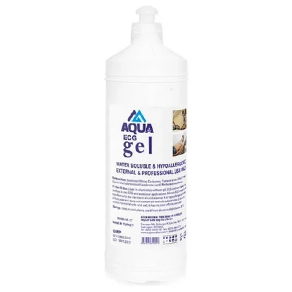 Aqua Ultrason Jeli 20 Adet Ultrason Ve Ekg Jeli 1 Lt - Görsel 2