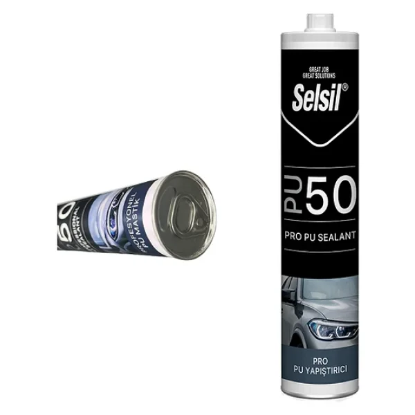 Selsil Pu 50 280 Ml Pro Yapıştırıcı Beyaz Mastik - Görsel 4