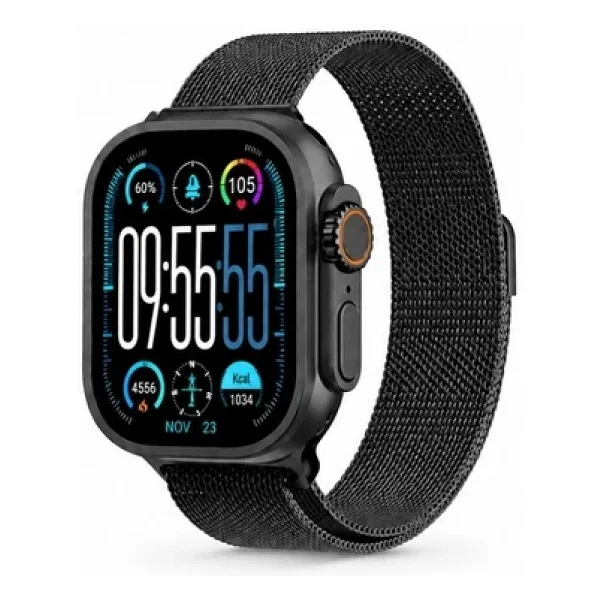 Haino Teko 15 AMOLED Ekran Su Geçirmez 15 Gün Şarj Ve 3 Kordon Seti Dahil Akıllı Saat Siyah - Görsel 8