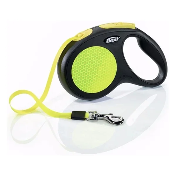 Flexi New Neon 5 M Medium Şerit Turuncu Otomatik Köpek Gezdirme Tasması - Görsel 8