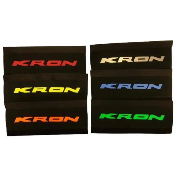 Kron Bisiklet Reflektorlu Kadro Koruyucu Ve Zincir Koruyucu Turuncu - Görsel 3