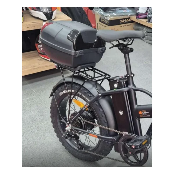 Sarissa Bisiklet Elektrikli Bisiklet -Fat Bike E-Bike Arka Çanta Kilitli Siyah Kilitli E-Bike Port Çanta 19 Litre - Görsel 10