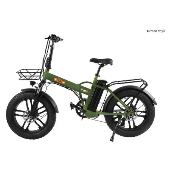 Alba Fold F Premium 500 W Yeşil Katlanabilir Elektrikli Bisiklet - Görsel 3