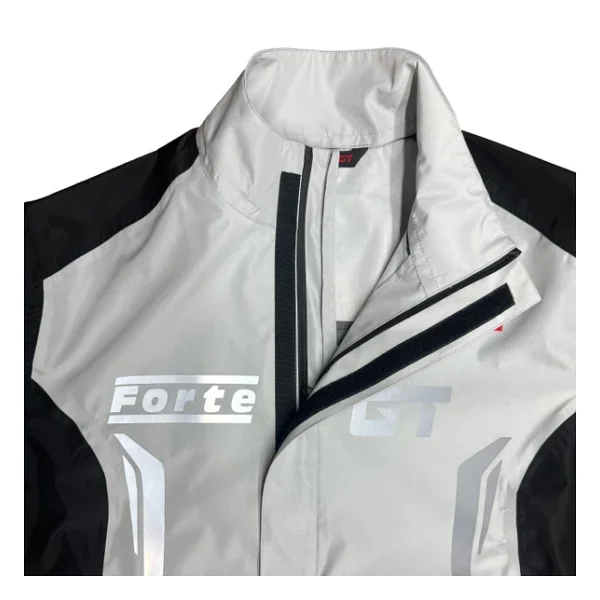 Forte Gt 2001140 Motosiklet Yağmurluk Takım Alt Üst Cepli Şık Takım Tam Koruma Taş Siyah XL Beden - Görsel 10