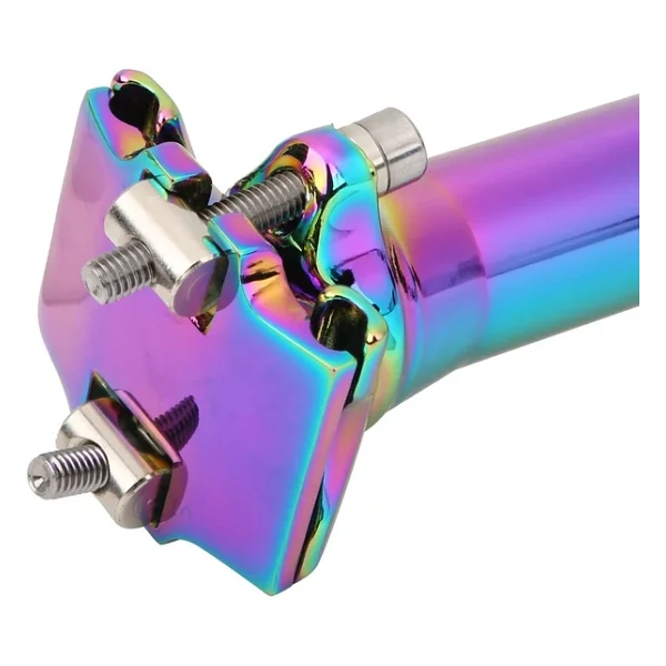 Xbyc 676 Düz 27.2mm X 350mm Sele Borusu Bisiklet Koltuk Borusu Alüminyum Rainbow - Görsel 5