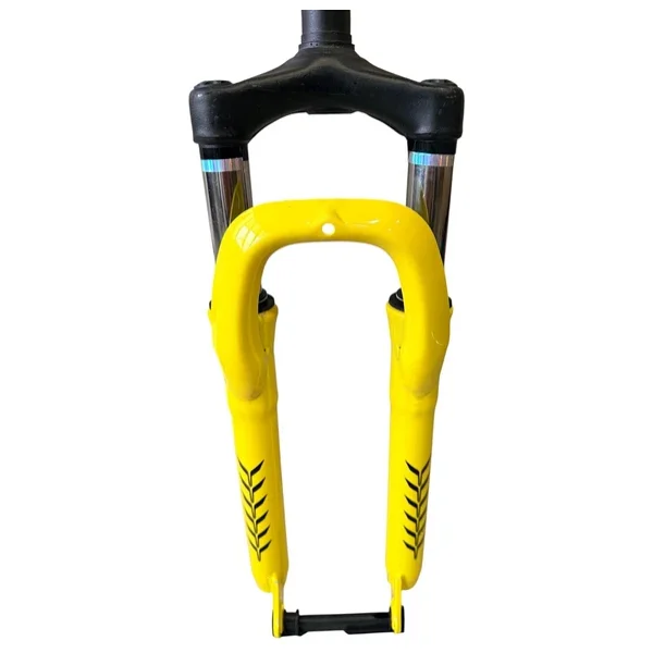 Kron Xc100 26" Jant Bisiklet Maşası 1-1/8 Qr 100mm Maşa Disk Fren Uyumlu Sarı Siyah - Görsel 2