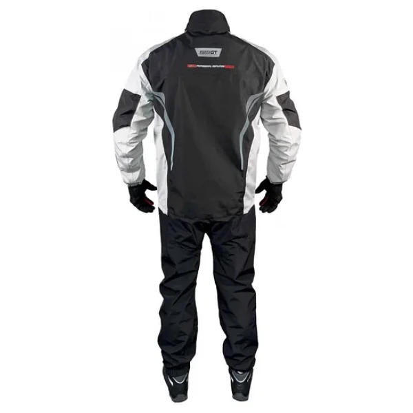 Forte Gt 2001140 Motosiklet Yağmurluk Takım Alt Üst Cepli Şık Takım Tam Koruma Taş Siyah XL Beden - Görsel 4