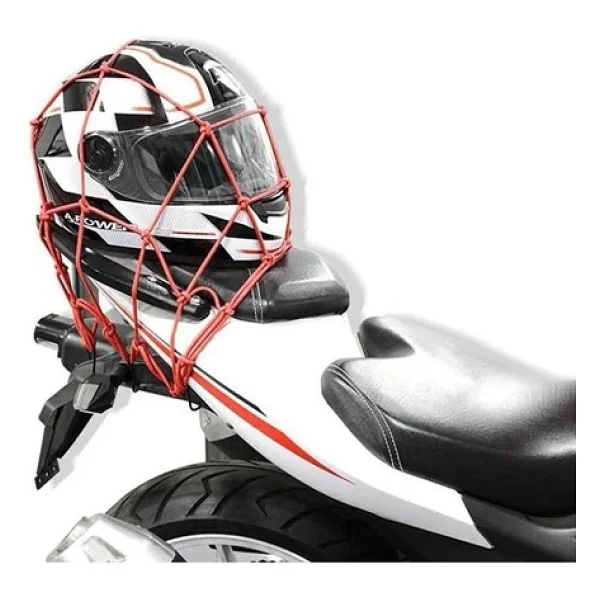Tex 2010 Ahtapot Motosiklet Kancalı Kask Filesi Evrensel Kask Filesi Plastik Kancalı 40 X 40 Cm Siyah - Görsel 5