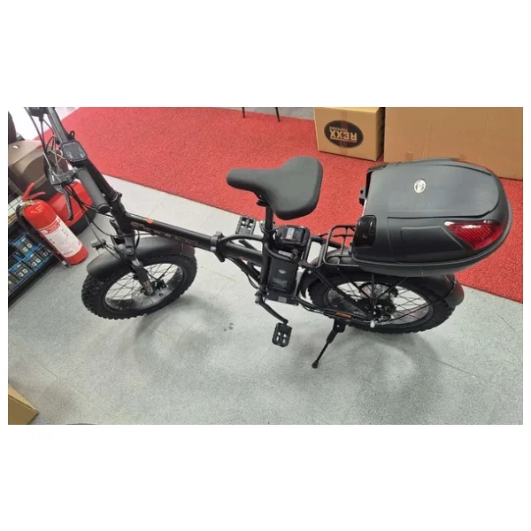 Sarissa Bisiklet Elektrikli Bisiklet -Fat Bike E-Bike Arka Çanta Kilitli Siyah Kilitli E-Bike Port Çanta 19 Litre - Görsel 9