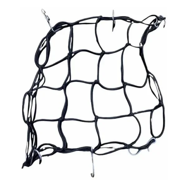 Tex 2010 Ahtapot Motosiklet Kancalı Kask Filesi Evrensel Kask Filesi Plastik Kancalı 40 X 40 Cm Siyah - Görsel 3