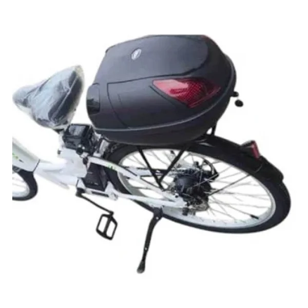 Sarissa Bisiklet Elektrikli Bisiklet -Fat Bike E-Bike Arka Çanta Kilitli Siyah Kilitli E-Bike Port Çanta 19 Litre - Görsel 6