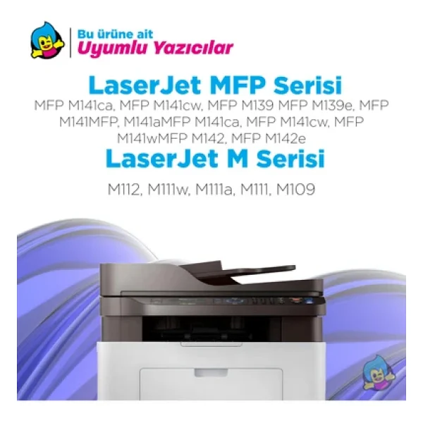 Hp W1500a 2'li Çipli Toner Laserjet M111a/M111w/M141a/M141w Muadil Toner - Görsel 2