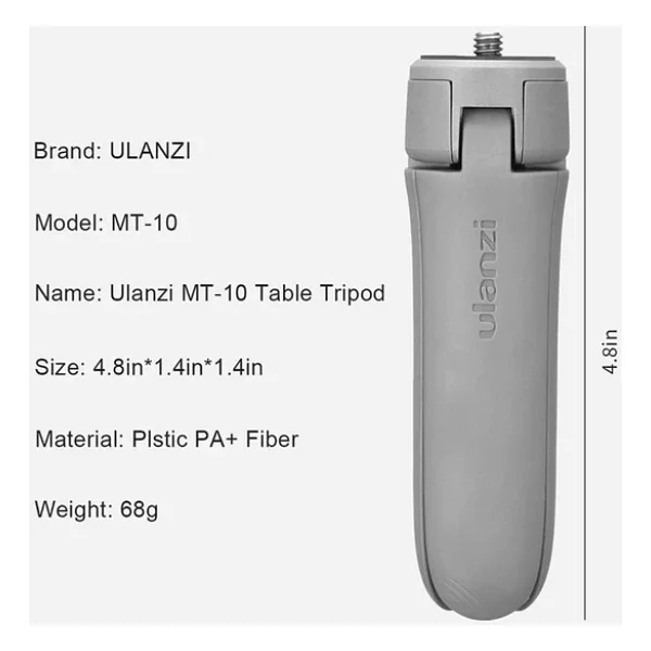 Ulanzi Mt-10 Osmo Mobile 2 3 Masaüstü Tripod Grip - Görsel 4