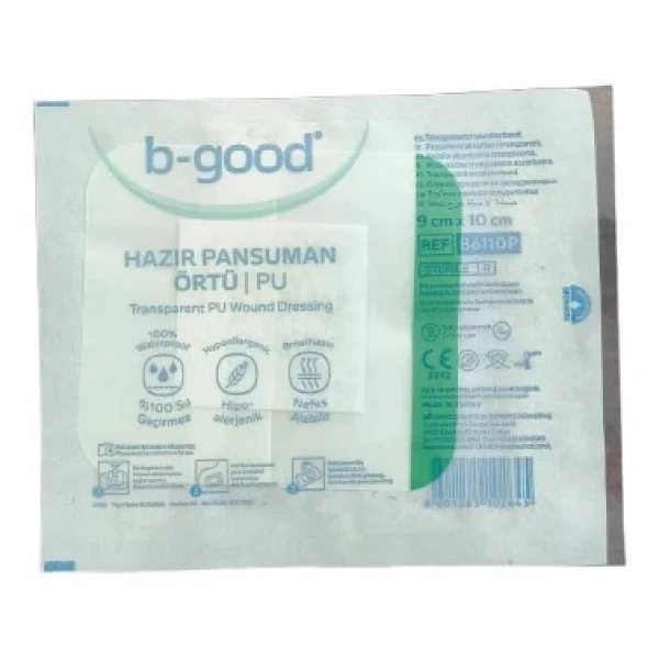 B Good Yara Örtüsü Şeffaf 9cm X 10 Cm Tekli - Görsel 3