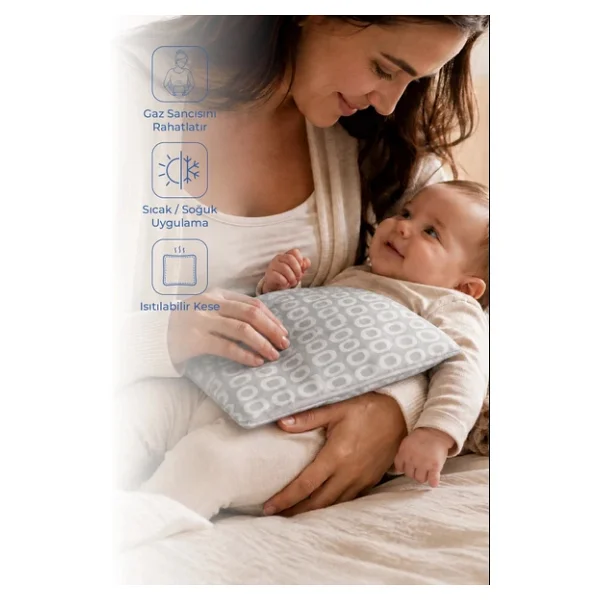 Babyjem Kiraz Çekirdekli Sıcak/Soğuk Terapi Yastığı - Görsel 3