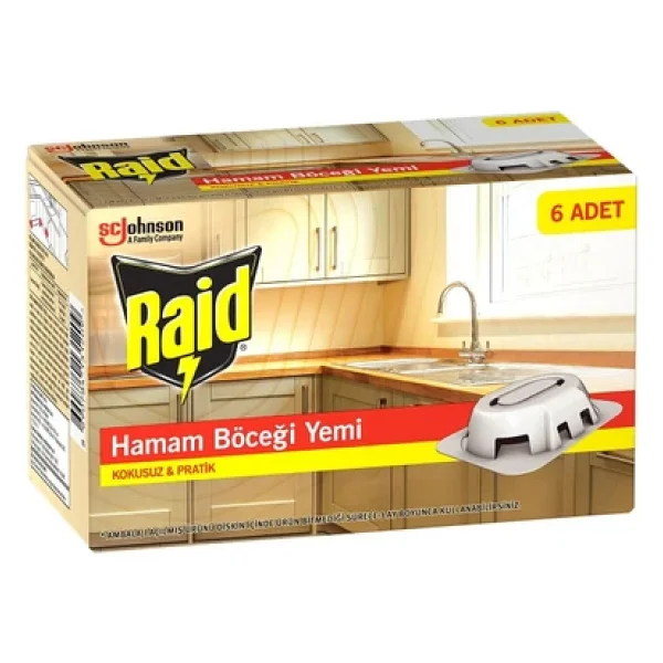 Raid Böcek Yemi 6'lı Haşere İlacı - Görsel 3