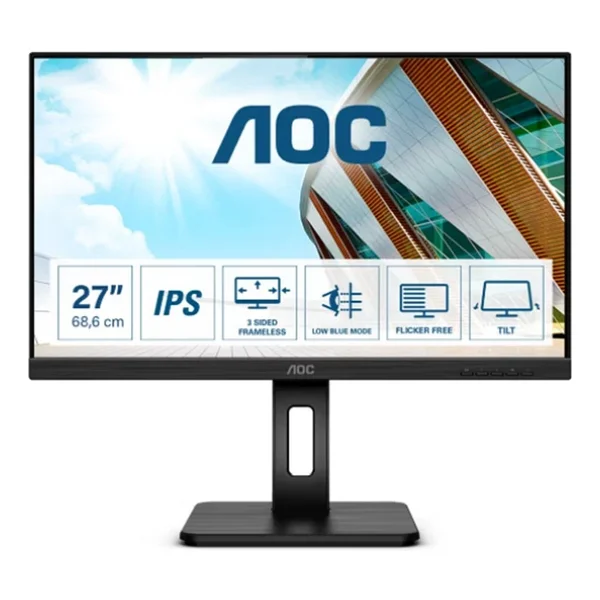 Aoc Q27p2q 27" 4 Ms 2k Pivot Ips 75 Hz Monitör - Görsel 4